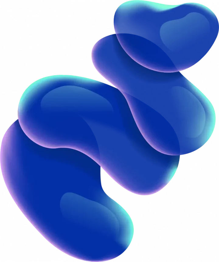 sfondo shape blu